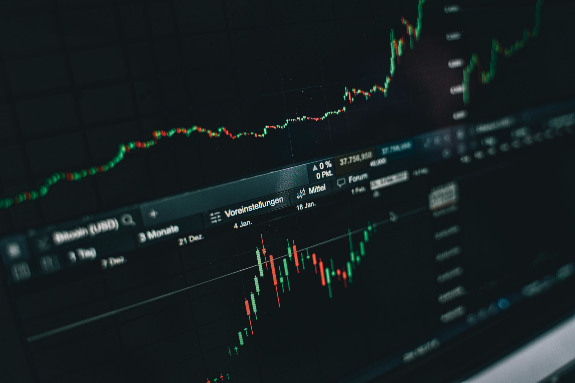 Stocks going up and earning profit